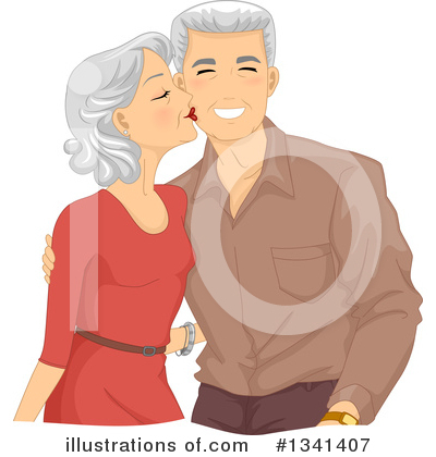 Senior Woman Clipart #1341407 by BNP Design Studio