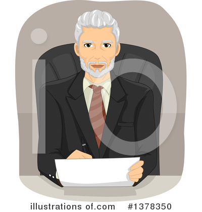 Old Man Clipart #1378350 by BNP Design Studio