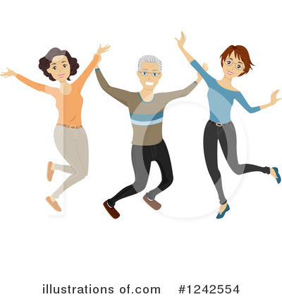 Jumping Clipart #1242554 by BNP Design Studio
