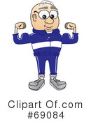 Senior Man Character Clipart #69084 by Mascot Junction
