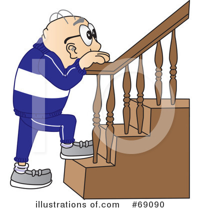Royalty-Free (RF) Senior Man Character Clipart Illustration by Mascot Junction - Stock Sample #69090