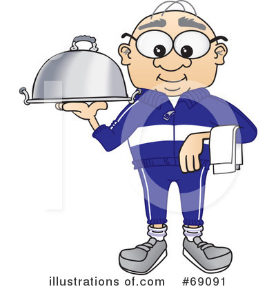 Senior Man Character Clipart #69091 by Mascot Junction