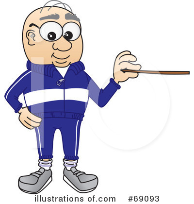 Senior Man Character Clipart #69093 by Mascot Junction