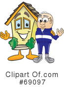 Senior Man Character Clipart #69097 by Mascot Junction