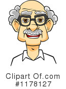 Senior Man Clipart #1178127 by Vector Tradition SM