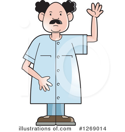 Royalty-Free (RF) Senior Man Clipart Illustration by Lal Perera - Stock Sample #1269014