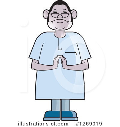 Elderly Clipart #1269019 by Lal Perera