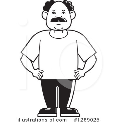 Royalty-Free (RF) Senior Man Clipart Illustration by Lal Perera - Stock Sample #1269025