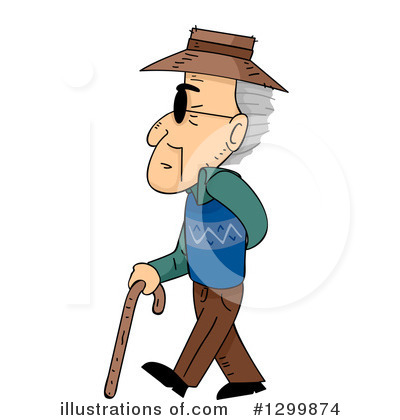 Royalty-Free (RF) Senior Man Clipart Illustration by BNP Design Studio - Stock Sample #1299874