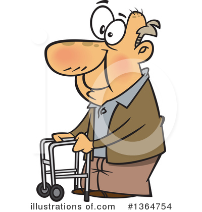 Old People Clipart #1364754 by toonaday