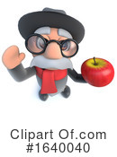 Senior Man Clipart #1640040 by Steve Young