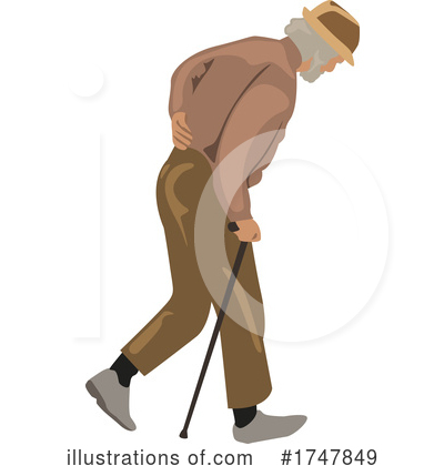 Royalty-Free (RF) Senior Man Clipart Illustration by dero - Stock Sample #1747849
