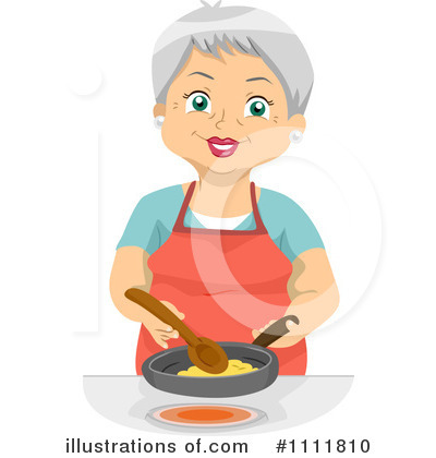 Royalty-Free (RF) Senior Woman Clipart Illustration by BNP Design Studio - Stock Sample #1111810