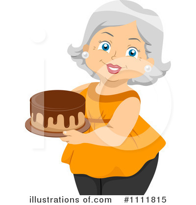 Royalty-Free (RF) Senior Woman Clipart Illustration by BNP Design Studio - Stock Sample #1111815