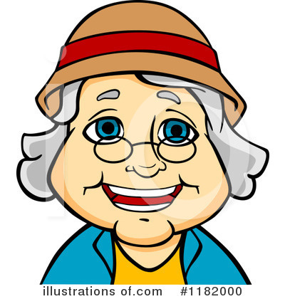 Royalty-Free (RF) Senior Woman Clipart Illustration by Vector Tradition SM - Stock Sample #1182000
