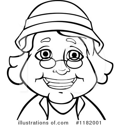 Old Woman Clipart #1182001 by Vector Tradition SM