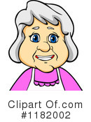Senior Woman Clipart #1182002 by Vector Tradition SM