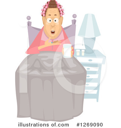 Royalty-Free (RF) Senior Woman Clipart Illustration by BNP Design Studio - Stock Sample #1269090