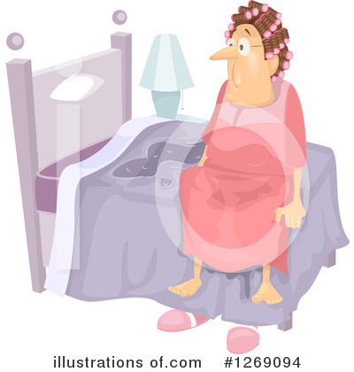 Royalty-Free (RF) Senior Woman Clipart Illustration by BNP Design Studio - Stock Sample #1269094