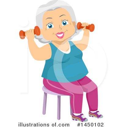 Senior Woman Clipart #1450102 by BNP Design Studio