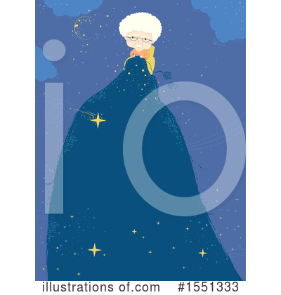 Royalty-Free (RF) Senior Woman Clipart Illustration by BNP Design Studio - Stock Sample #1551333