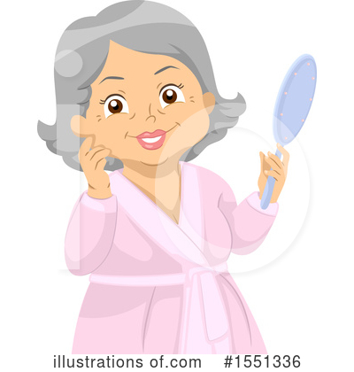 Royalty-Free (RF) Senior Woman Clipart Illustration by BNP Design Studio - Stock Sample #1551336