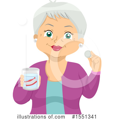 Royalty-Free (RF) Senior Woman Clipart Illustration by BNP Design Studio - Stock Sample #1551341