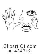Senses Clipart #1434312 by AtStockIllustration