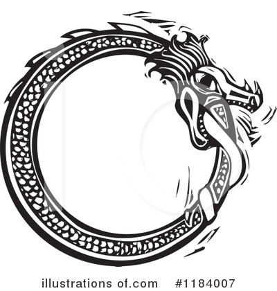 Royalty-Free (RF) Serpent Clipart Illustration by xunantunich - Stock Sample #1184007