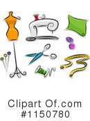 Sewing Clipart #1150780 by BNP Design Studio