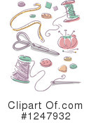 Sewing Clipart #1247932 by BNP Design Studio
