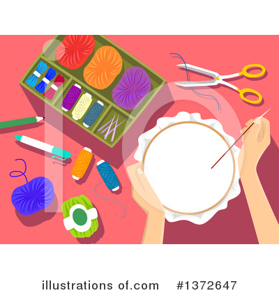 Royalty-Free (RF) Sewing Clipart Illustration by BNP Design Studio - Stock Sample #1372647