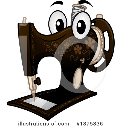 Royalty-Free (RF) Sewing Clipart Illustration by BNP Design Studio - Stock Sample #1375336