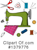Sewing Clipart #1379776 by Vector Tradition SM