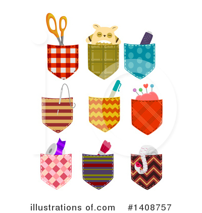 Royalty-Free (RF) Sewing Clipart Illustration by BNP Design Studio - Stock Sample #1408757