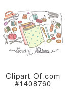 Sewing Clipart #1408760 by BNP Design Studio