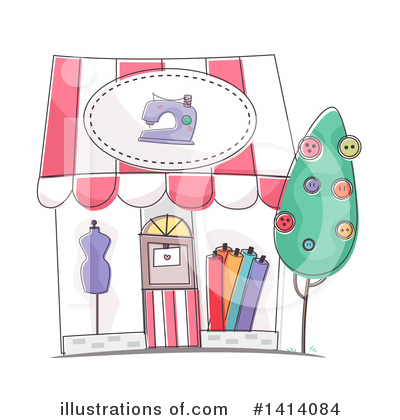 Royalty-Free (RF) Sewing Clipart Illustration by BNP Design Studio - Stock Sample #1414084