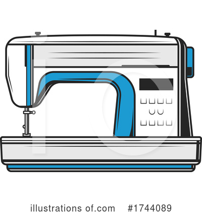 Royalty-Free (RF) Sewing Clipart Illustration by Vector Tradition SM - Stock Sample #1744089