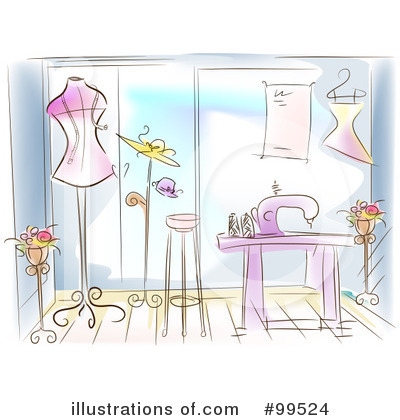 Seamstress Clipart #99524 by BNP Design Studio