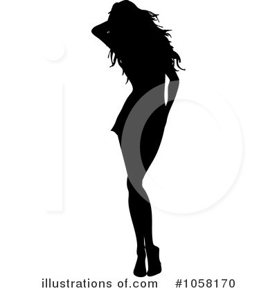 Royalty-Free (RF) Sexy Woman Clipart Illustration by KJ Pargeter - Stock Sample #1058170