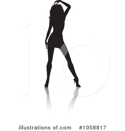 Royalty-Free (RF) Sexy Woman Clipart Illustration by KJ Pargeter - Stock Sample #1058817