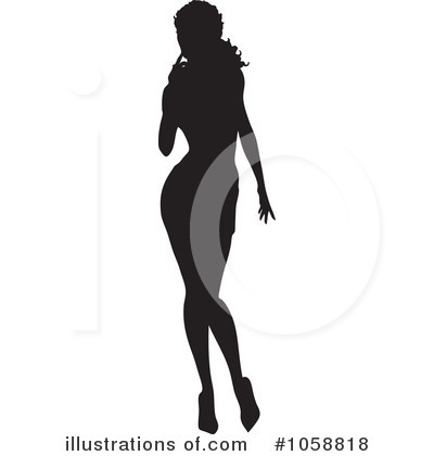 Royalty-Free (RF) Sexy Woman Clipart Illustration by KJ Pargeter - Stock Sample #1058818