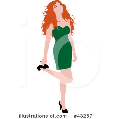Sexy Woman Clipart #432671 by Pams Clipart