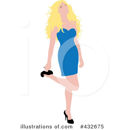 Royalty-Free (RF) Sexy Woman Clipart Illustration by Pams Clipart - Stock Sample #432675