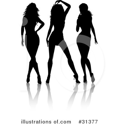 Royalty-Free (RF) Sexy Women Clipart Illustration by KJ Pargeter - Stock Sample #31377