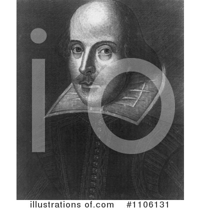 Royalty-Free (RF) Shakespeare Clipart Illustration by JVPD - Stock Sample #1106131