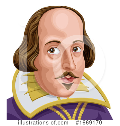 Royalty-Free (RF) Shakespeare Clipart Illustration by AtStockIllustration - Stock Sample #1669170