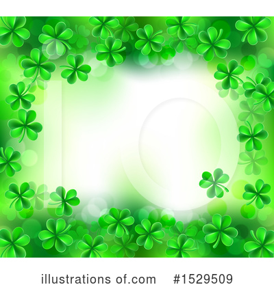 Clovers Clipart #1529509 by AtStockIllustration