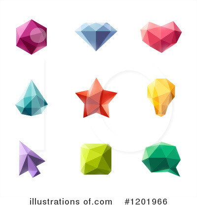 Royalty-Free (RF) Shapes Clipart Illustration by elena - Stock Sample #1201966