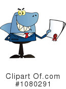 Shark Businessman Clipart #1080291 by Hit Toon